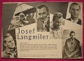 Langmiler Josef - plakát A4