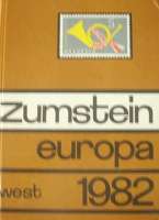Zumstein Briefmarken Katalog Europa 1982 - West