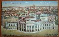 Wien, panorama vom Rathaus - pohlednice