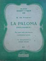 Noty dvoulist - La paloma (pse a tango)