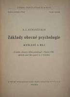 Rubintejn S.L. - Zklady obecn psychologie / Mylen a e