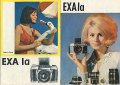 EXA Ia - 2 x katalog na fotoaparát značky EXACTA
