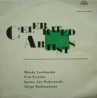 Celebrated Artists (Landowska, Pederewski, Rachmaninov...) - LP