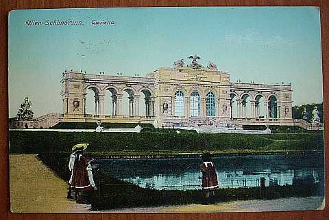 Wien, Schnbrunn - Gloriette (1917) - pohlednice - Kliknutm zavt