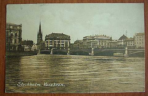 Stockholm - Vasabron - pohlednice - Kliknutm zavt