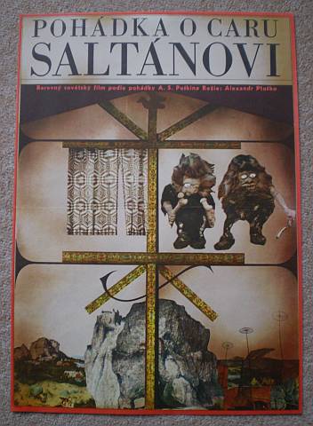 anonym - Pohdka o caru Saltnovi - plakt A3 - Kliknutm zavt